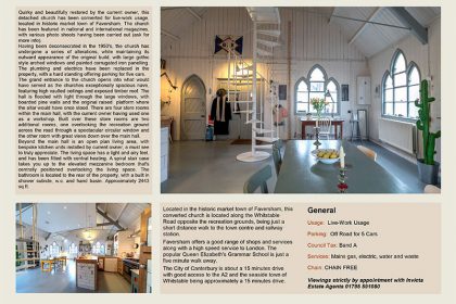 Faversham Estate Agents - Professional Brochures