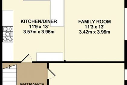 Faversham Estate Agents - Coloured Floor Plans